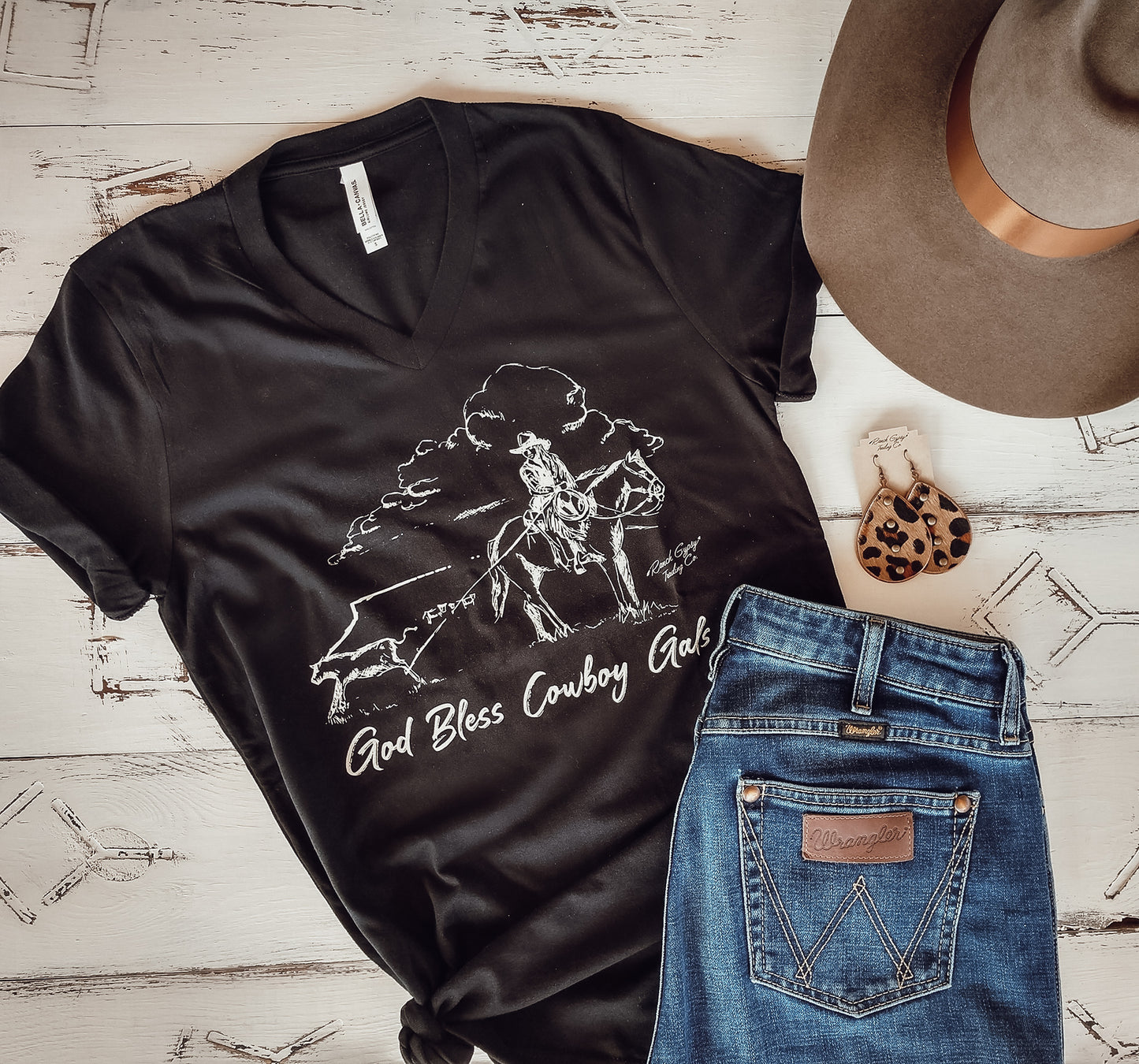 God Bless Cowboy Gals Tee