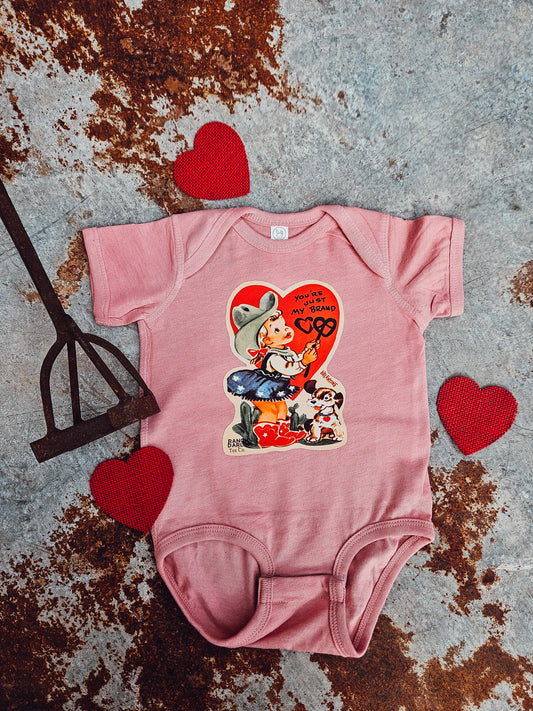 Just My Brand Valentine's Day Onesie or Tee