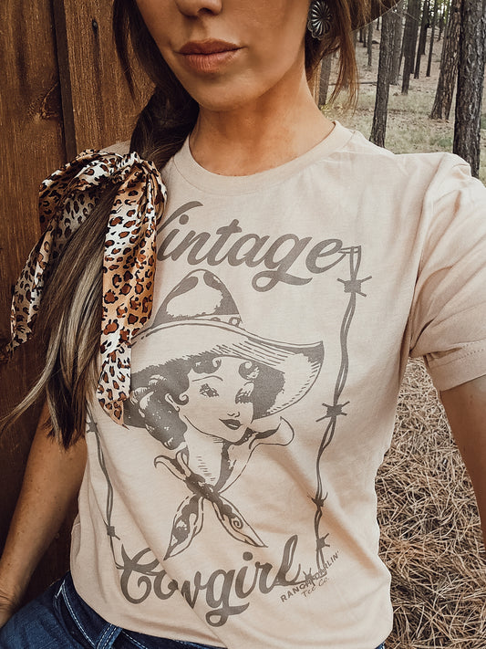 Vintage Cowgirl Tee