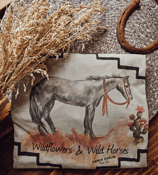 Wildflowers & Wild Horses Tee